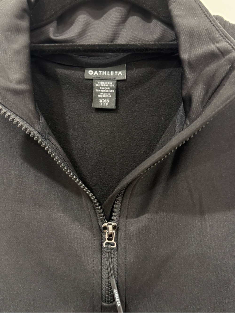 NWT Athleta Unstoppable Half Zip Vest XXS - Picture 8 of 8